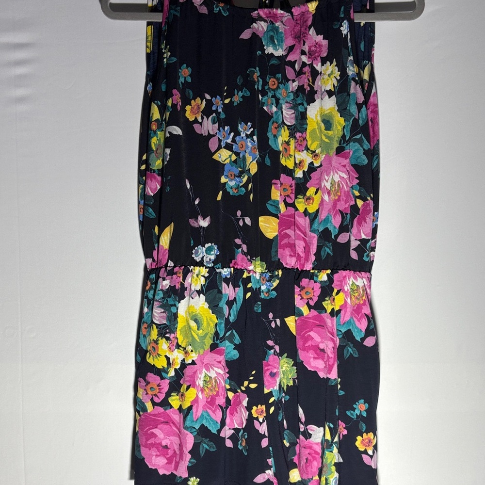 Floral Sleeveless one piece shorts
